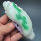 100% Natural Jadeite A Jade Hand - Carved Statues - - Ruyi/lingzhi & Bat Nr/pc2349 Other photo 3