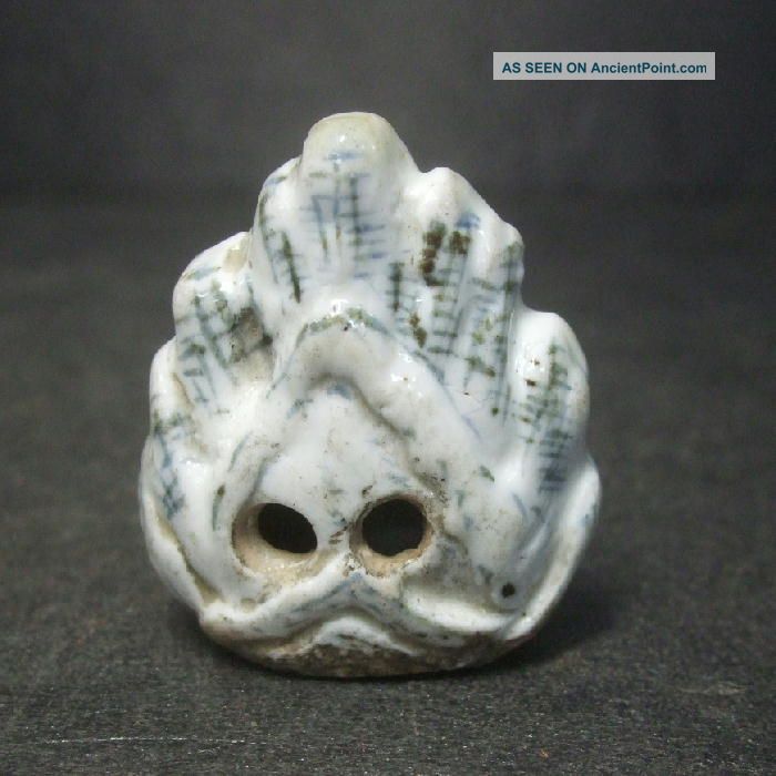 F700: Rare,  Real Old Japanese Hirado Porcelain Ware Netsuke In Edo Period Netsuke photo