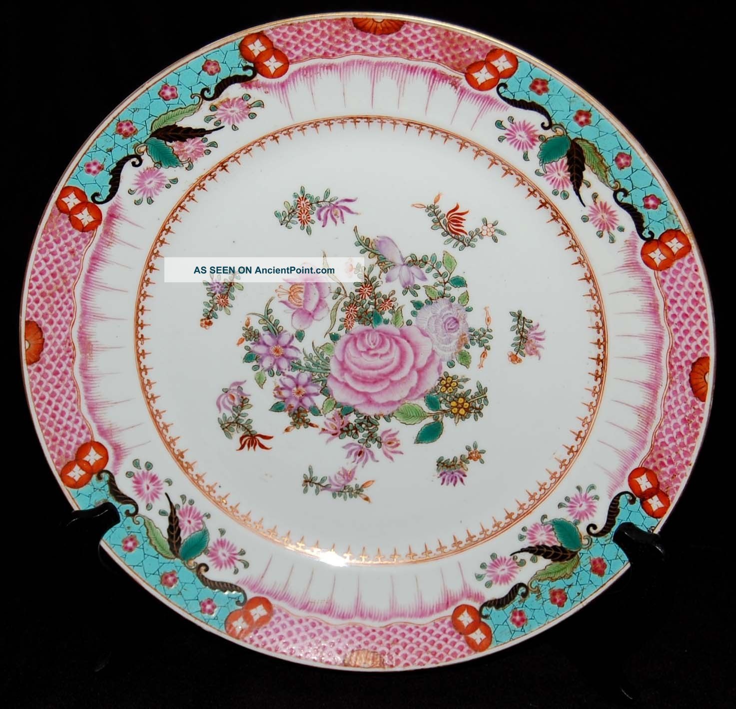 18th C Antique Chinese Famille Rose Porcelain 11 