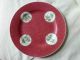 Chinese Porcelain Rose Red Glazed Famille Rose Plate Plates photo 1