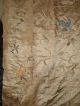 Stunning Large Chinese Antique Silk Embroidered Drape Panel Qing China 中国 Robes & Textiles photo 8