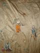 Stunning Large Chinese Antique Silk Embroidered Drape Panel Tao Qing China 中国 Robes & Textiles photo 7