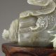 Chinese Hetian Jade Statue - Fortune Cabbage Nr Other photo 4