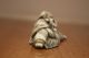 19th Cent Japanese Antique Meiji Netsuke,  Man With Turtle, Other photo 4