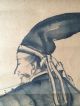 205 Kusunoki Masashige Japanese Antique Hanging Scroll Paintings & Scrolls photo 3