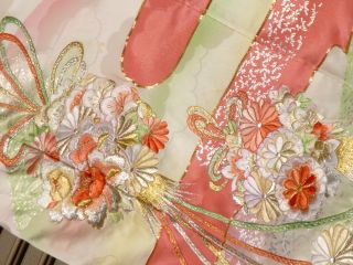Japanese Kimono Furisode Wedding,  Silk,  Art photo