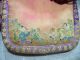 Antique Hand Embroidered Chinese Forbidden Stitch Card Holder Square Purse Other photo 10