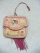 Antique Hand Embroidered Chinese Forbidden Stitch Card Holder Square Purse Other photo 1