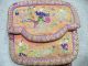 Antique Hand Embroidered Chinese Forbidden Stitch Card Holder Square Purse Other photo 2