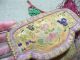 Antique Hand Embroidered Chinese Forbidden Stitch Card Holder Square Purse Other photo 3