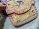 Antique Hand Embroidered Chinese Forbidden Stitch Card Holder Square Purse Other photo 7