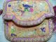 Antique Hand Embroidered Chinese Forbidden Stitch Card Holder Square Purse Other photo 8