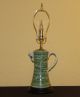 Antique Japanese Blue & White & Green Imari Chocolate Pot Lamp Meiji Ca.  1900 Bowls photo 1