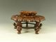 Chinese Carved Hardwood Stand 20thc Woodenware photo 5