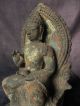 Highly Rare Recently Discovered Bronze Buddha,  8th Or 9th Century Statues photo 5
