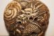 Japanese Antique Edo Period Signed Netsuke Authentic Old Carved Stag Antler Netsuke photo 1