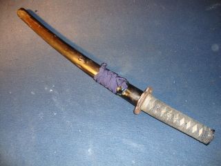 Japanese Sword Wakizashi,  Dagger In Mountings 