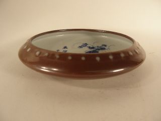 Japanese Studio Porcelain Bowl/brushwasher By Senpoen photo