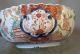 Antique Imari Deep Punch/serving Bowl Large Scalloped Rim Meiji Period Bowls photo 2