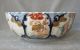 Antique Imari Deep Punch/serving Bowl Large Scalloped Rim Meiji Period Bowls photo 4