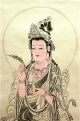Chinese Scroll Painting Of Guanyin Paintings & Scrolls photo 1