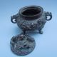 The Thrift Chinese Qianlong Mark Kowloon Surrounded By Good Luck Incense Burner Incense Burners photo 2