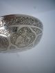 Magnificent Antique 19th C Persian Qajar Islamic Solid Silver Figural Dish Bowl Middle East photo 4