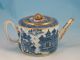 Antique Blue & White 18thc.  Chinese Export Tea Set Circa 1790 Teapots photo 1