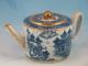 Antique Blue & White 18thc.  Chinese Export Tea Set Circa 1790 Teapots photo 3