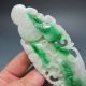 100% Natural Jadeite A Jade Hand - Carved Statues - - Ruyi/lingzhi&bat Nr/pc2350 Other photo 1