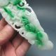 100% Natural Jadeite A Jade Hand - Carved Statues - - Ruyi/lingzhi&bat Nr/pc2350 Other photo 2
