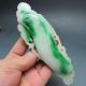 100% Natural Jadeite A Jade Hand - Carved Statues - - Ruyi/lingzhi&bat Nr/pc2350 Other photo 3