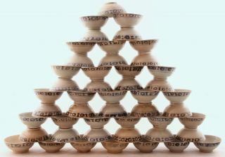 48 Chinese Antique Porcelain Bowls From A Shipwreck photo