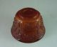 Fine Chinese 100% Ox Horn Carved Pine Tree And Old Man Crane Bowl Bowls photo 6