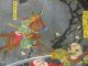 An Antique Japanese Woodblock Print On Crepe,  ' Samurai Combat '.  Nr Prints photo 1