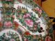 Antique Chinese Famille Rose (medallion) Porcelain Charger/plate Plates photo 2