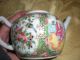 Antique Chinese Rose Medallion Mini Small Teapot 19th Century Plates photo 5