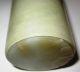 19th Century Chinese White - Green Jade Cylinder Vase 2 3/4 X 2 Inches Vases photo 9