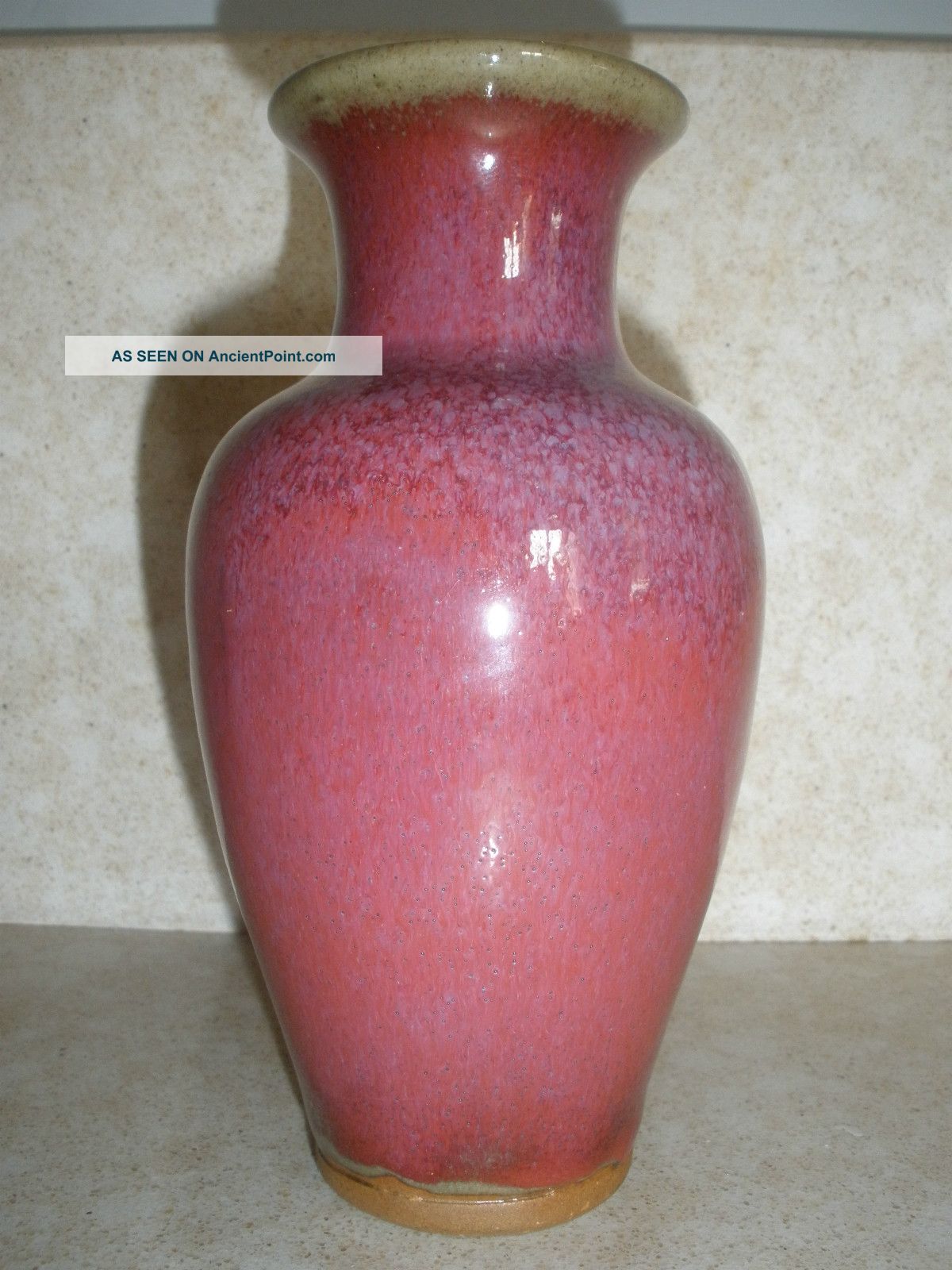 Plum Blossom Glassed Porcelain Vase Jun Zhou Dynasty Vases photo