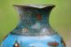Interesting Pair Of 19th C.  Japanese Cloisonne Flower & Insect Decorated Vases Vases photo 9