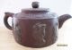 Old Chinese Yixing Zisha Teapot W Immortals Signed 3 Stamp Scholar Work Of Art Teapots photo 1