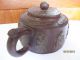 Old Chinese Yixing Zisha Teapot W Immortals Signed 3 Stamp Scholar Work Of Art Teapots photo 2