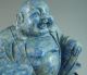 560g Antique Chinese Lapis Lazuli Carved Buddha Statue Other photo 3