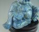 560g Antique Chinese Lapis Lazuli Carved Buddha Statue Other photo 4