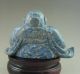 560g Antique Chinese Lapis Lazuli Carved Buddha Statue Other photo 7
