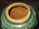 Late 19thc Deep Green Hexagon Shaped Pot Vases photo 10
