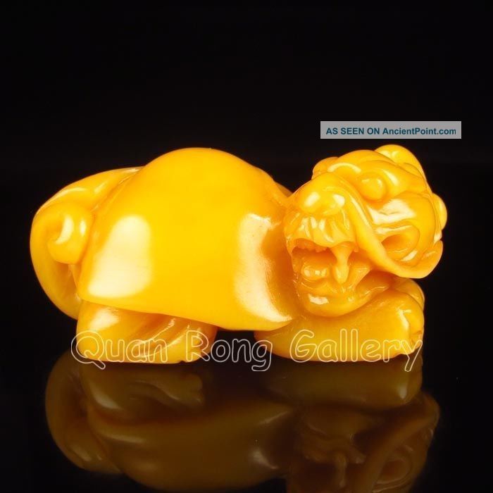 Chinese Shoushan Stone Statue - Ao Dragon Turtle Nr Dragons photo
