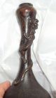 Very Old 8 Inch Chinese China Dragon Ming Style Patined Bronze Vase Vases photo 3