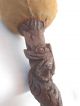 Drum Beater Carved Wooden Snake Handle Gong Beater Wood Carving Mithical Beast Other photo 1