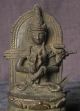 Highly Rare Kediri Style Bronze Of Prajnaparamita Statues photo 4